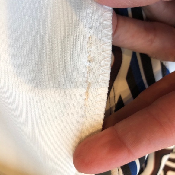 Clover Canyon Striped Labyrinth Cut Out Swimsuit - Picture 6 of 7